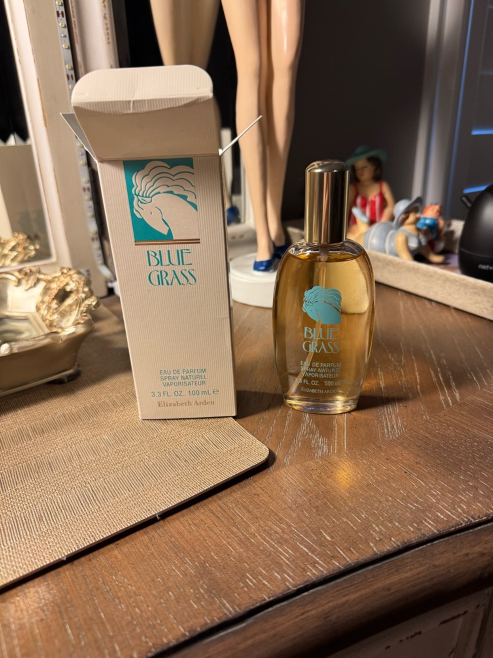 Elizabeth Arden Blue Grass Eau de Parfum in Turquoise and Gold